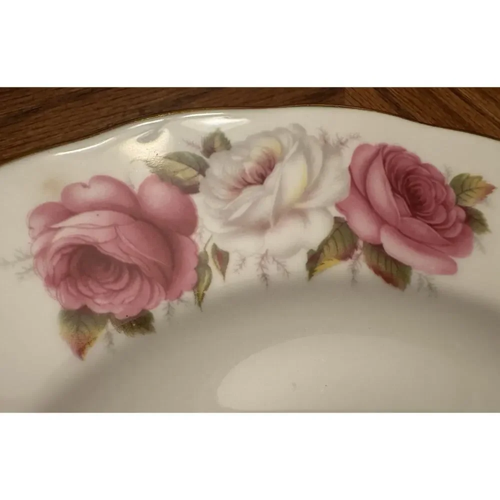 Replacement Queen Anne Princess Rose Bone China Dinner Plate Floral England 10" - Picture 2 of 5